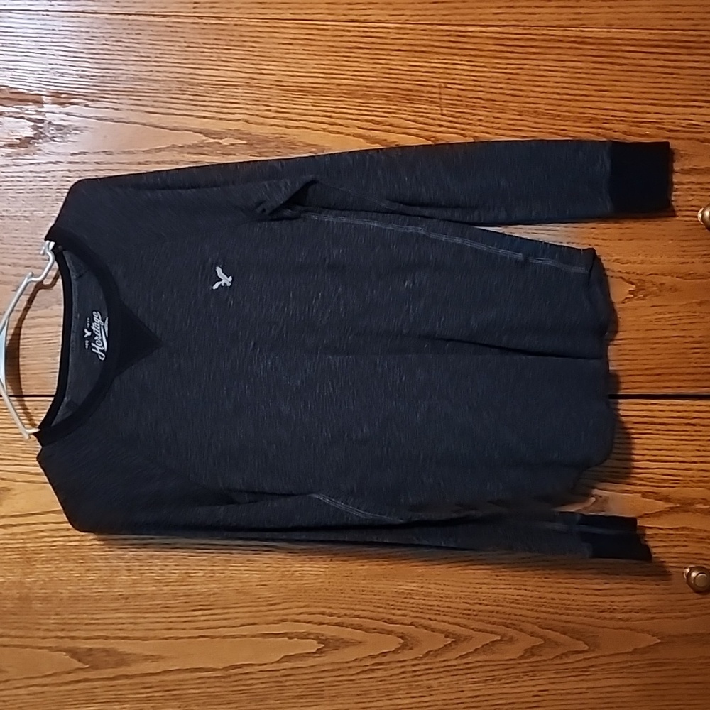 American Eagle Heritage,  long sleeve,  grey, size Medium